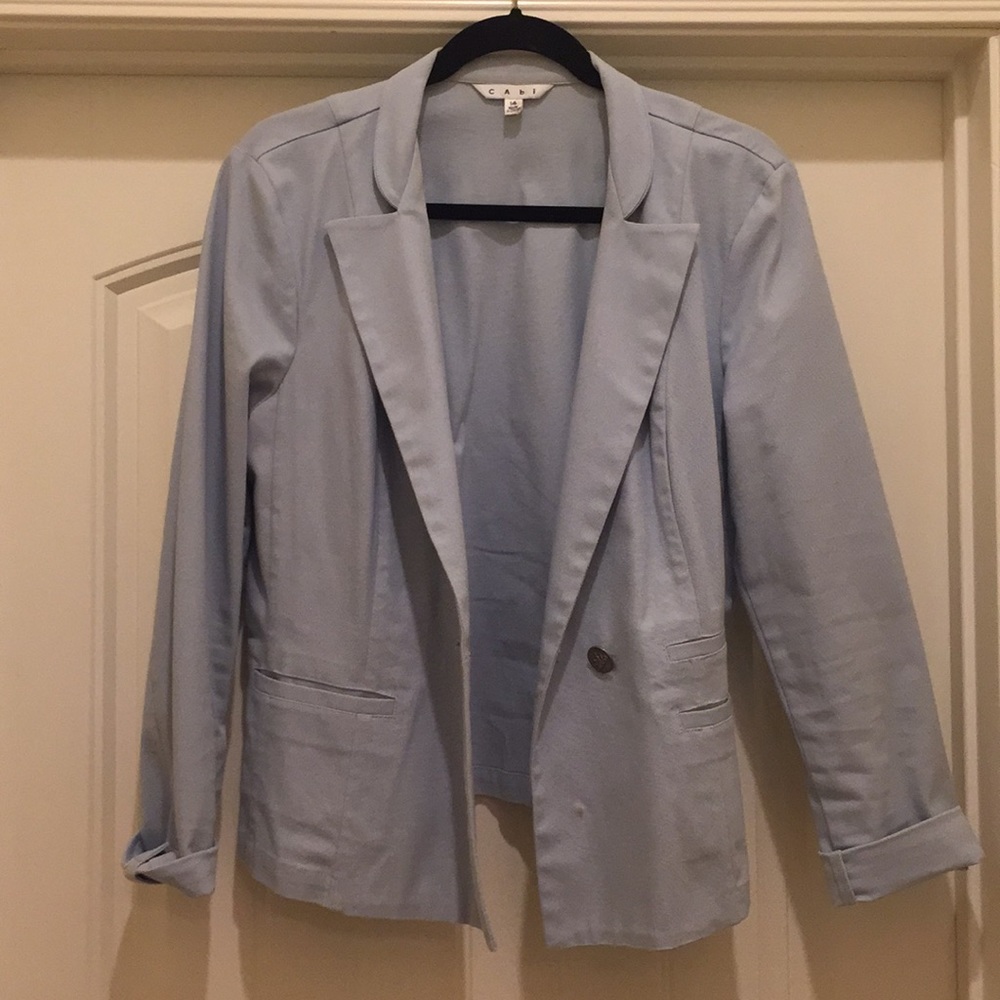 Powder blue jacket